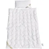 Betten Hofmann Hofmann Set Kinder Baby Sommer Daunendecke 100x135 cm + Kissen 40x60 100% Daunen