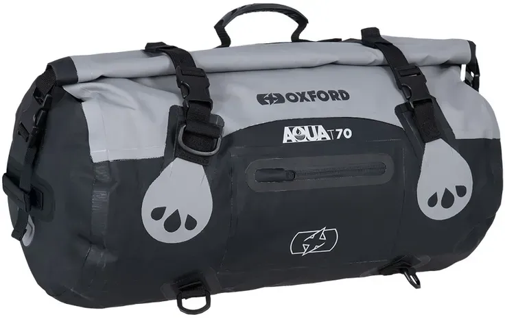 Oxford Aqua T-70 Roltas grijs/zwart 70L