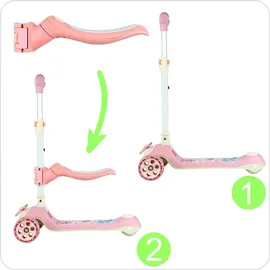 MalPlay Scooter mit Sitz Rosa