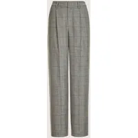 Madeleine Bundfaltenhose Glencheck grau 34