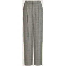 Madeleine Bundfaltenhose Glencheck grau 34