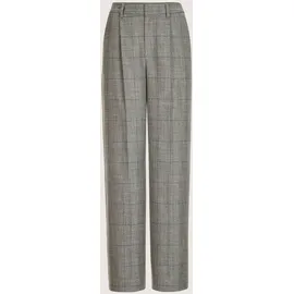 Madeleine Bundfaltenhose Glencheck grau 34
