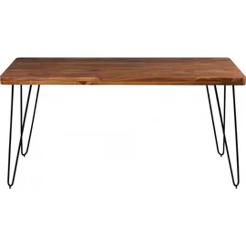 Wohnling Bagli 160 x 76 x 80 cm Sheesham schwarz