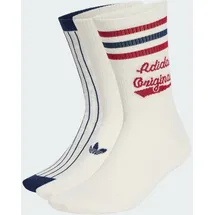 adidas RETRO SPORT CREW Socken 2er Pack Weiß 40-42