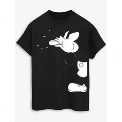 Disney Damen/Damen Mickey Mouse Cut Baumwoll-Boyfriend-T-Shirt