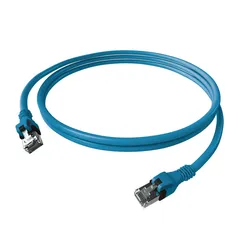 EasyLan DualBoot PushPull S/FTP IP20 Patchkabel Kat.6 blau - Kabel - Netzwerk