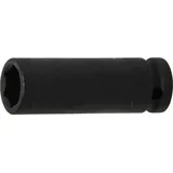 BGS Kraft-Steckschlüssel-Einsatz Sechskant, tief Antrieb Innenvierkant 12,5 mm SW 17 mm