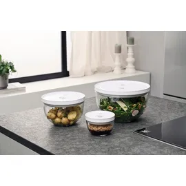 Zwilling Vakuumschüssel Set transparent 12 cm, 18 cm, 24 cm 6-tlg.