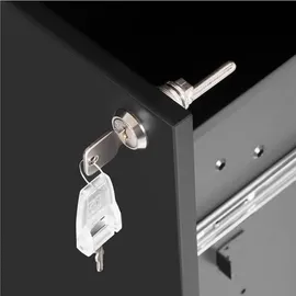 Songmics Rollcontainer 39 x 45 x 55 cm schwarz