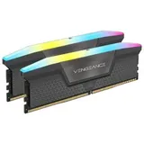 Corsair Vengeance RGB DDR5-5600 32GB Kit (2x16GB) CL40 Grau CMH32GX5M2B5600Z40