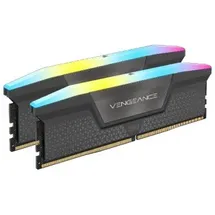 Corsair Vengeance RGB DDR5-5600 32GB Kit (2x16GB) CL40 Grau CMH32GX5M2B5600Z40