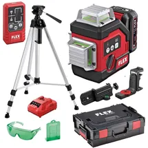Flex Kreuzlinienlaser ALC 3/360-G/R 12 Set Stativ & Empfänger