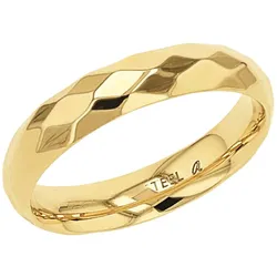 Fingerring AMOR "2037335/-37/-39/-40/-41/-42/-43/-44/-45" Gr. 54, gold (gelbgoldfarben), Fingerringe, Damen, 54, Edelstahl