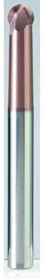 VHM Lollipop Fräser 3D 270° Helix 15° TISIN 2,5RX5mm 4DPM050010400