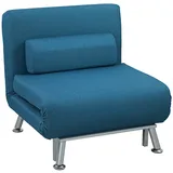 3-in-1-schlafsessel/einzelbett Mit Blauem Kissen