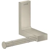 Axor Universal Rectangular Toilettenpapierhalter - Brushed Nickel