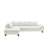 Lounge Collection Eckcouch Flachgewebe 3-Sitzer Beige
