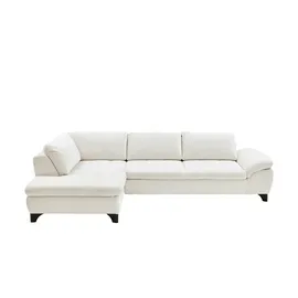 Lounge Collection Eckcouch Flachgewebe 3-Sitzer Beige
