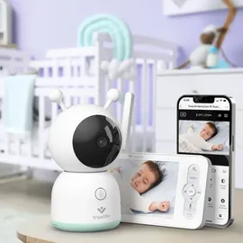 TrueLife NannyCam R7 Dual Smart TLNCR7DS Babyphone mit Kamera, WLAN 2.4 GHz