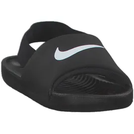 Nike Kawa Slide Sandal, Black/White-White-White, 25 - 25