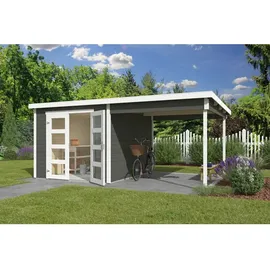 Lasita Maja Gartenhaus-Anbaudach Zambezi 250 x 300 cm Beige