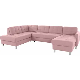 sit&more Wohnlandschaft Mikrofaser 2-Sitzer Rosa