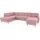 sit&more Wohnlandschaft Mikrofaser 2-Sitzer Rosa
