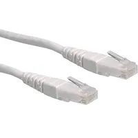 Roline Patchkabel Kat.6 (Class E) UTP, weiß, 1 m