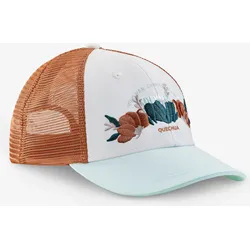 Cap Schirmmütze Kinder Trucker MH100 braun baumwollweiß|zartes Grün|kamelbraun No Size