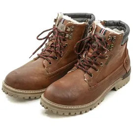 Mustang Herren Stiefel Cognac - 47 EU