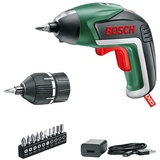 Bosch Home and Garden Bosch Akkuschrauber IXO (5. Generation, 3,6 Volt integriert Akku, Drehmoment-Aufsatz, 10 Bits, USB Ladegerät, im Karton) - Amazon Edition