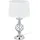 Relaxdays Tischleuchte Silber 3 St.