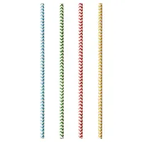 Papstar 100 Trinkhalme, Papier Ø 6 mm · 20