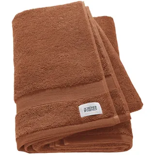 Duschtuch 70 x 140 cm zimt