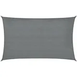 Tectake tectake® Sonnensegel, HDPE mit 185 g/m2 und 87 % UV-Schutz, für Balkon, Garten und Terrasse, umfangreiches Montagematerial