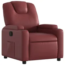 vidaXL Relaxsessel vidaXL 88 x 97 x 70 cm Weinrot mit Liegeposition