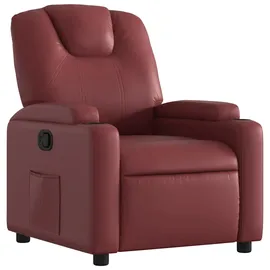 vidaXL Relaxsessel vidaXL 88 x 97 x 70 cm Weinrot mit Liegeposition