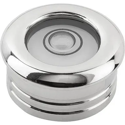 DOSENLIBELLE MIT BÖRDELRANDFASSUNG D1=28 H=13 MESSING, STRAHLENVERNETZT, D=30, E30' EMPFINDLICHKEIT 30'