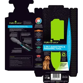 Furminator 2-in-1 Entfilzer und Pflegekamm