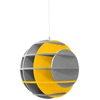 Platino24 Wandpaneel SATELLITE Gelb 3 St. 40 x 40