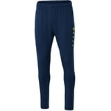 Jako Damen Trainingshose Premium marine/neongelb, 40