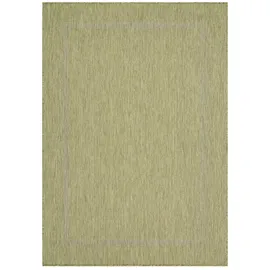 KADIMA DESIGN Teppich Outdoor Einfarbig Wetterfest Waschbar Strapazierfähig Balkon Terrasse Küche OEKO-TEX Grün 60x100 cm – ALSTER von Kadima Design