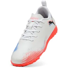 Puma Future 8 Play TT Kinder puma white/puma black/glowing red 37,5