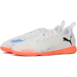 Puma Future 8 Play Hallenschuhe Kinder Puma White/Puma Black/Glowing Red 38