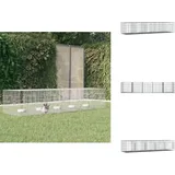 Vidaxl - Kaninchenkäfig 5 Paneele 273x79x54 cm Verzinktes Eisen - Kaninchenkäfig - Hasenstall - Kleintierehaus - Ferret Cage - Nagerkäfig