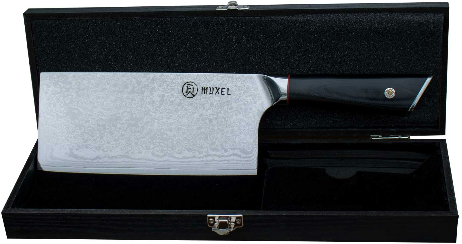 Muxel Damast Messer - Traumhaft schön – Das Metzgermesser ist ideal als Kochmesser