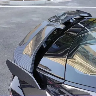 Uklal Auto ABS Spoiler Wing, Für Peugeot 107 108 206 207 207 CC 208 307 307 CC 308 308 CC 406 407 Heckspoiler Fahrzeugstabilität Auto Tuning Spoiler Car Heckflügel Dekoration Zubehör