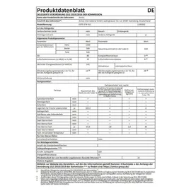 Amica EDTS 374 911 Einbau-Kühlgefrierkombination (220 l, 1440 mm hoch)