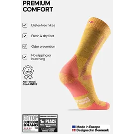 Danish Endurance Wandersocken 3 Paar Grau 43-46