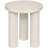ATMOSPHERA CREATEUR D'INTERIEUR Kaffeetisch Ø 80 x 75 cm Beige/Weiß